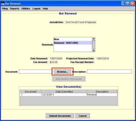 Browse highlighted