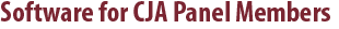 Software for CJA panel members